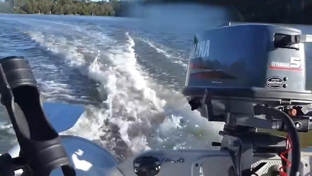 Yamaha 5л.с + лодка ПВХ 320 смотреть онлайн