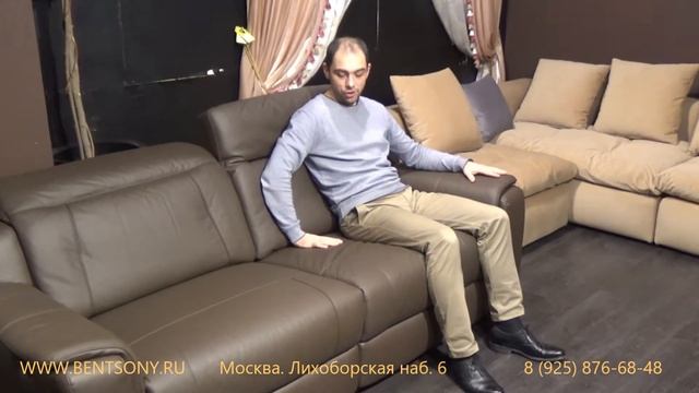 Видео обзор дивана "Гермес" (прямой, кожаный) смотреть онлайн