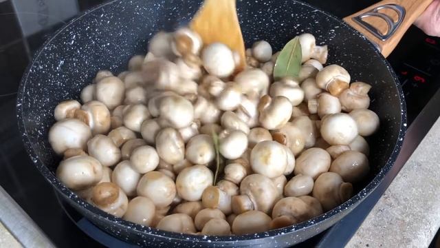 ШАМПИНЬОНЫ ПЯТИМИНУТКА МАРИНОВАННЫЕ - супербыстро и супервкусно! - CHAMPIGNONS MARINATED -superfast