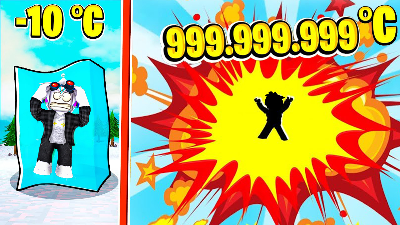 РОБЛОКС, НО КАЖДУЮ СЕКУНДУ +1 ГРАДУС ТЕМПЕРАТУРЫ ТЕЛА! ROBLOX +1 Heat Every Second смотреть онлайн