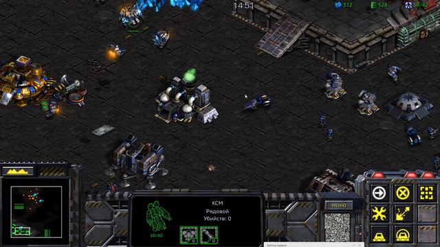 Проходим 3 миссию в Starcraft Remaster за землян. смотреть онлайн