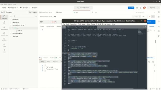 create mock server and test смотреть онлайн