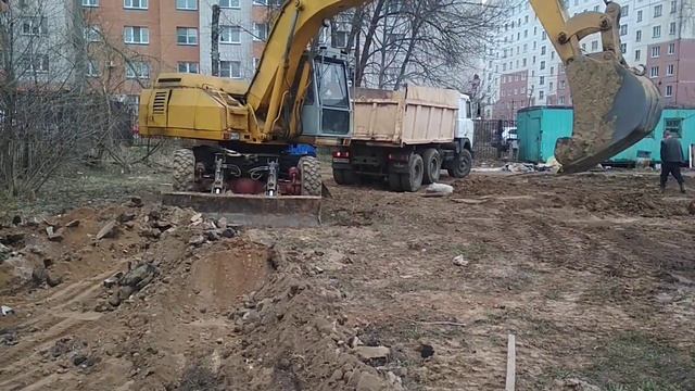 Выборка и перемещение грунта смотреть онлайн