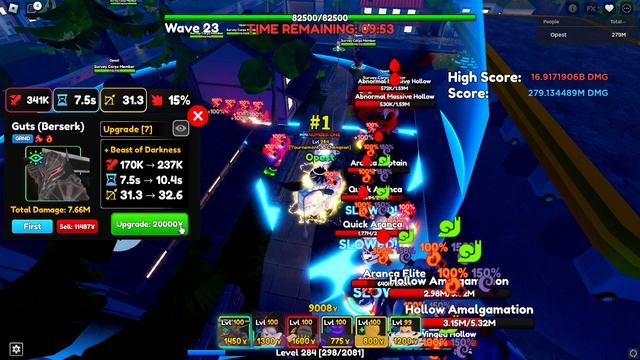 [GUTS UNEDITED] 10B+ NO UNIQUE ON TOURNAMENT 45 | Anime Adventures смотреть онлайн