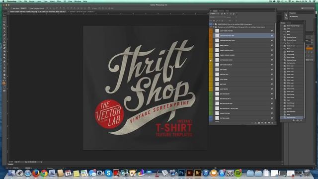 Make Your Graphics Look Vintage and Screen Printed Like a Thrift Shop T-Shirt смотреть онлайн