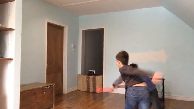 Mini Hockey game with my brother! (Insane goals and saves) смотреть онлайн
