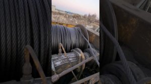 Как поменять трос-канат на автокране