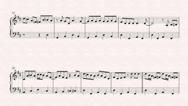 Piano - Boogie Woogie Bugle Boy - The Andrews Sisters - Sheet Music, Chords, & Vocals смотреть онлайн