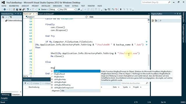 VB Backup Restore Teil 3/3 смотреть онлайн