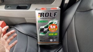 Моторное масло ROLF Energy 10w-40 4L (видеоотзыв)