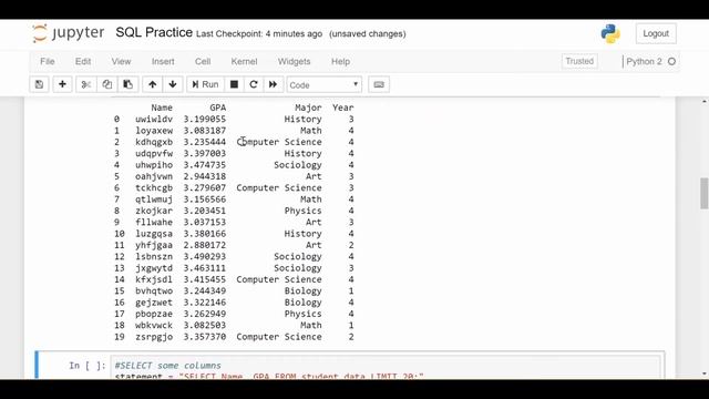 The SELECT Statement in SQL : Data Science Code смотреть онлайн