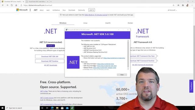 Installing .NET 5 For Beginners