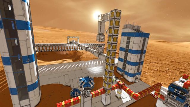 Mars Coop Survival Timelapse Solar Farm Preparations / Part 7 - Space Engineers смотреть онлайн