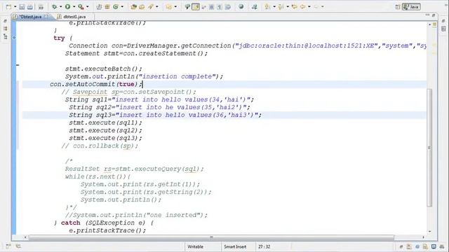 java Batch excution in jdbc video in telugu смотреть онлайн