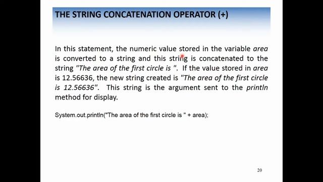 JAVA Tutorial For Beginners - 5) Concatenation Operator смотреть онлайн