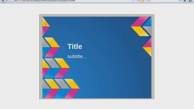 Firefox Presentation using fivePrez (CSS, HTML5, JavaScript) Prezi alternative смотреть онлайн