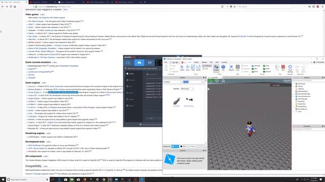 Roblox Vulkan Api Render test смотреть онлайн