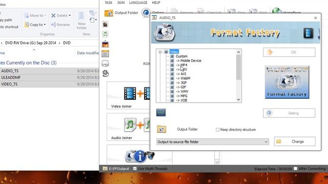 Convert DVD to mp4 | DVD to mp4 files | Convert with Format Factory смотреть онлайн