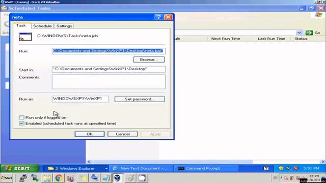 How to map a network drive with Task Scheduler смотреть онлайн
