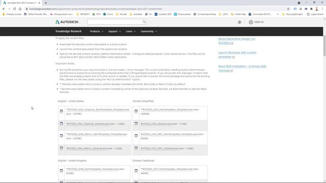 Unboxing Autodesk Revit 2022 - installing missing family templates смотреть онлайн