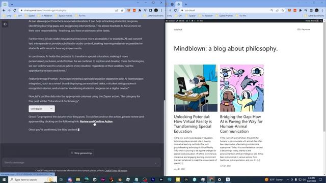 chatGPT prompt to WordPress post quick example смотреть онлайн
