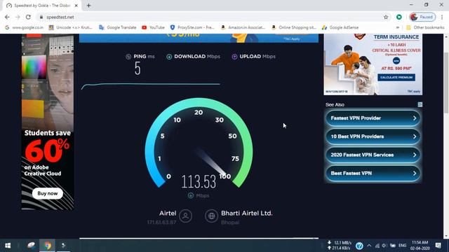 Jio Vs Airtel Fiber Internet Download & Upload Speed| YouTube Video Upload Test |100Mbps Vs 100MBps смотреть онлайн
