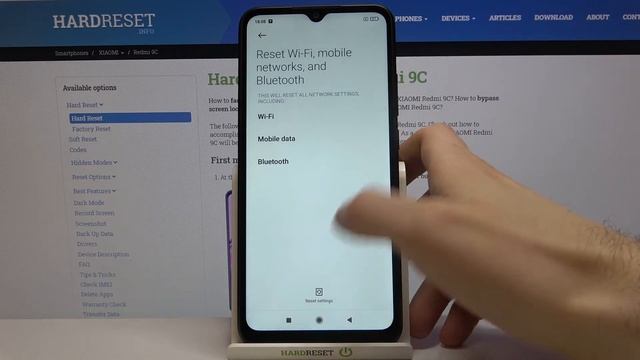 How to Reset Network Settings in XIAOMI Redmi 9C – Restore Network Settings смотреть онлайн