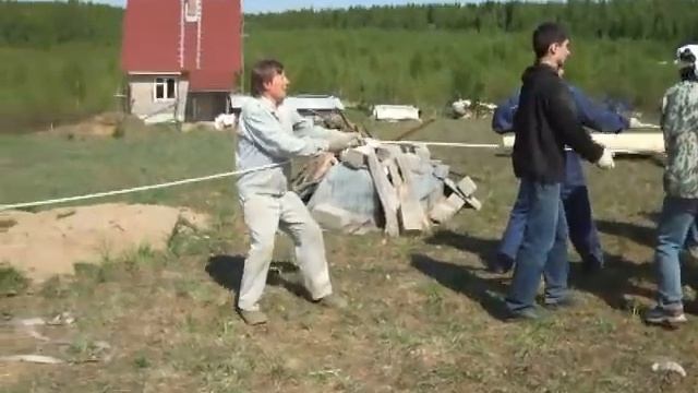 Разгрузка сруба смотреть онлайн