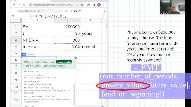 Solve installment plan problems using Excel, Google Sheets (full lecture) смотреть онлайн