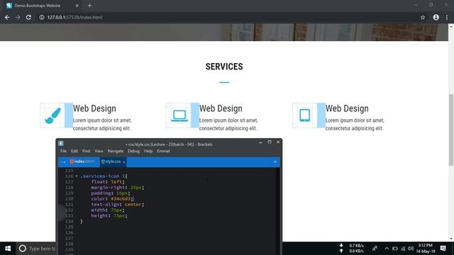 Bootstrap Responsive Template Design Part - 2 (For Batch 4) смотреть онлайн