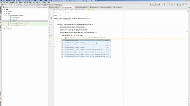 Android Studio Working with multiple activities multiple java classes. by Toor Khan смотреть онлайн