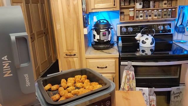 Ninja Speedi Hamburger/cheese burger and tater tots смотреть онлайн