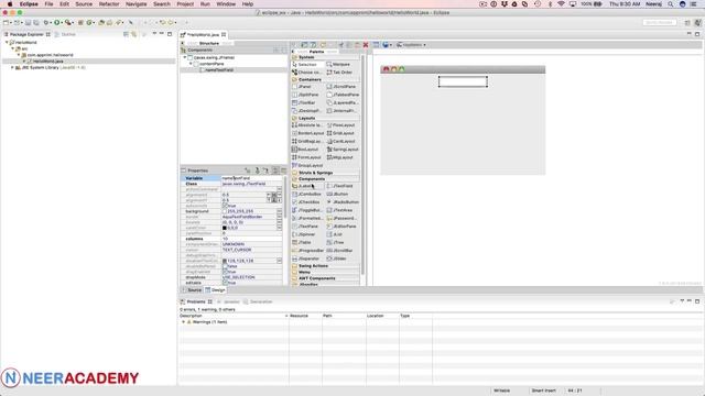 How to develop your First App with Java Swing in Eclipse? [Episode #22] смотреть онлайн
