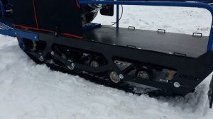 Мотобуксировщик ЮКОН с лыжным модулем Обзор