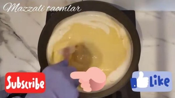 ЗАВАРНОЙ КРЕМ! 2 ЯЙЦО И КРЕМ ГОТОВ! КРЕМ! ZAVARNOY KREM! 2 DONA TUXUM VA KREM TAYYOR!