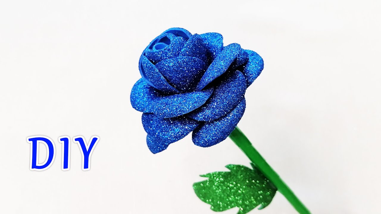 Как сделать красивые Цветы из фоамирана Как Быстро и Красиво сделать Розы своими руками Мастер Класс смотреть онлайн