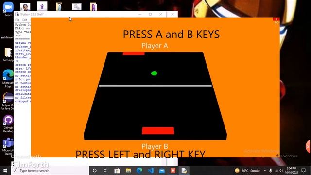 HOW TO MAKE PING PONG GAME IN PYTHON ursina смотреть онлайн