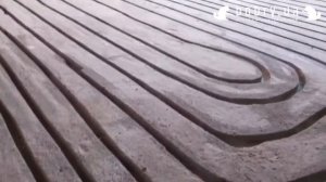 штробы под трубы теплого пола в стяжке без пыли