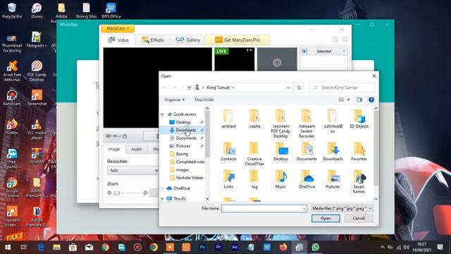 How To Fake Video Call on WhatsApp And Google Hangouts Using Manycam. смотреть онлайн