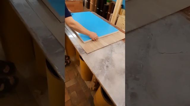Экспресс ламинация сендвича HPL листом от компании ООО "Декорс" часть 1 смотреть онлайн