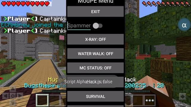 Alpha hack for minecraft pe 0.15.0 Hack op + other hacks | MCPE ( pocket edition ) смотреть онлайн
