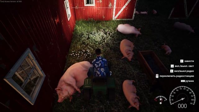 Жизнь на Ранчо в Ranch Simulator. Серия 6. Покупка грузовика смотреть онлайн