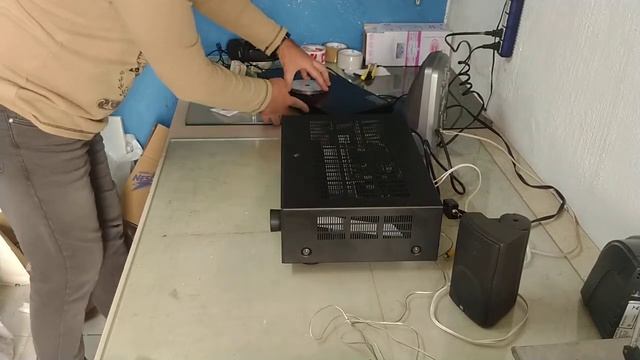 teste embalagem receiver yamaha R S201 смотреть онлайн