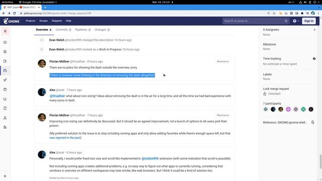 GNOME 3.36 - MR 1139: Make Dash, Dock ❤️?? смотреть онлайн