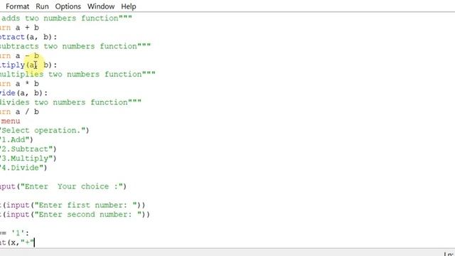 Python Program to Make a Simple Calculator смотреть онлайн