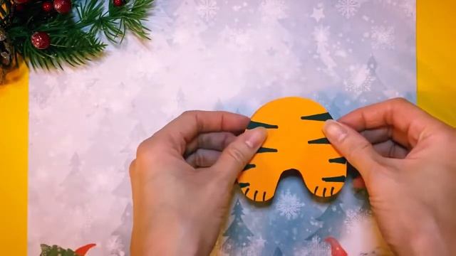 как сделать тигра своими руками/поделка на 2022 год год тигра!!!! смотреть онлайн