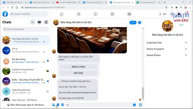 #0 Tự làm chatbot Facebook Messenger miễn phí qua dự án thực tế - Chatbot Messenger với Node.js смотреть онлайн