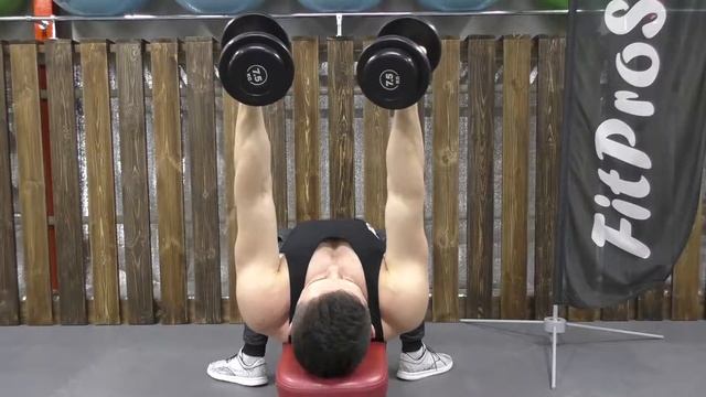 Lying Dumbbell Tricep Extension | FitProSport | App for Android & iOS смотреть онлайн