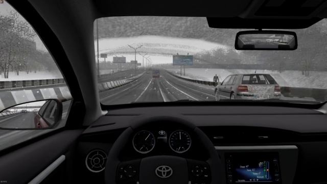 City Car Driving 1.5.5 | Toyota Corolla E190 2017 | Snow | Custom Sound | Link | 60 FPS 1080p смотреть онлайн