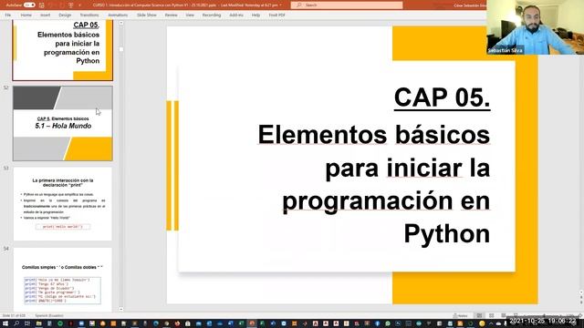 Introducción al Computer Science Utilizando Python | (Clase 1) смотреть онлайн